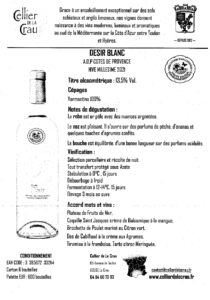 Cellier de la Crau Désir (White)